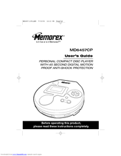 Memorex MD6457CP User Manual