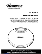 Memorex MD6483 User Manual