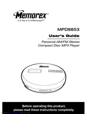 Memorex MPD8853 User Manual