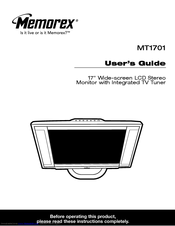 Memorex MT1701 User Manual