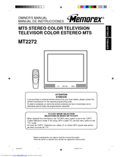 Memorex MT2272 Owner's Manual