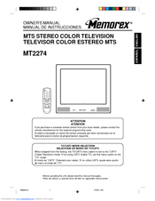 Memorex MT2274 Owner's Manual