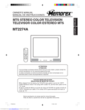 Memorex MT2274A Owner's Manual