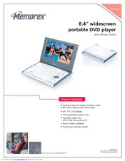 Memorex MVDP1083 Specifications
