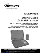 Memorex portable swivel MVDP1088 User Manual
