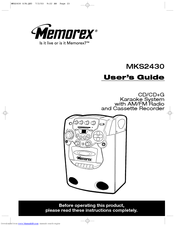 Memorex MKS2430 User Manual