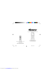 Memorex MB002 User Manual