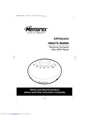 Memorex MPD8300 User Manual