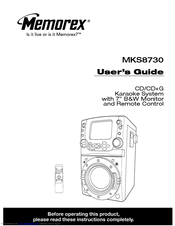 Memorex MKS8730 User Manual