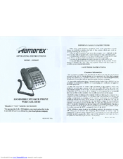 Memorex MPH692 Operating Instructions Manual