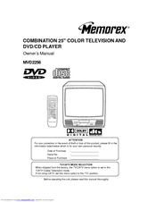 Memorex MVD-2256 Owner's Manual