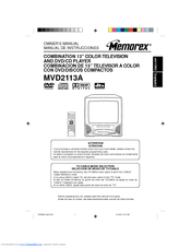 Memorex MVD2113 Owner's Manual