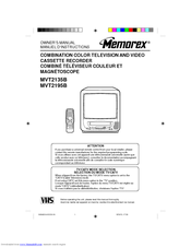 Memorex MVT2135B D Series Owner's Manual