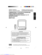 Durabrand DBVT1341 Owner's Manual