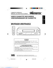Memorex MVR4051 Owner's Manual