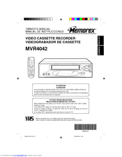 Memorex MVR4042 Owner's Manual