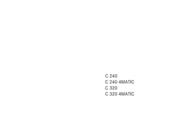 Mercedes-Benz 2003 C-Class Wagon Operator's Manual