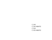 Mercedes-Benz 2004 C-Class Wagon Operator's Manual