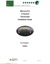 Mercury PR0091 Installation Manual