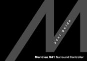 Meridian 541 User Manual