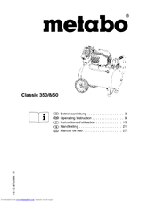 Metabo Compressor Pump Classic 350 Operating Instructions Manual