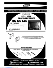 Metra Electronics 95-6513B Installation Instructions Manual