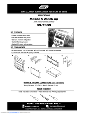 Metra Electronics 99-7509 Installation Instructions Manual