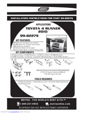 Metra Electronics 99-8227S Installation Instructions Manual