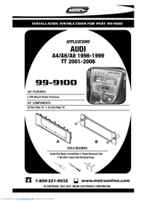 Metra Electronics 99-9100 Installation Instructions Manual