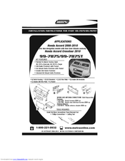 Metra Electronics 99-7875T Installation Instructions Manual