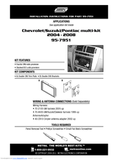 Metra Electronics 95-7951 Installation Instructions Manual