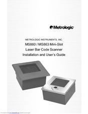 Metrologic MS863 Installation And User Manual