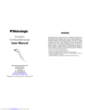 Metrologic Hand-Held Scanner User Manual