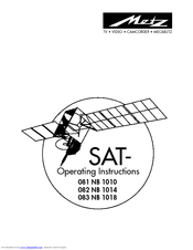 Metz 081 NB 1010 Operating Instructions Manual