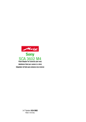 Metz SCA 3602 M4 Manual