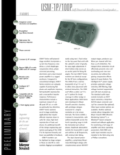 Meyer Sound USM-100P Specifications