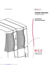 MGE UPS Systems Comet EXtreme Series Installation And User Manual