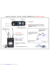 Micron POCKET TRANSMITTER TX716A Quick User Manual