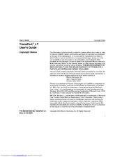 Micron Transport LT User Manual