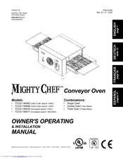 Middleby Marshall TCO21140077 Owner's Operating & Installation Manual