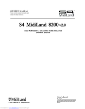 MidiLand 8200 Owner's Manual
