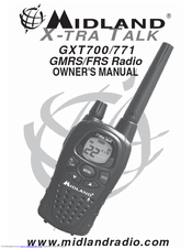 Midland X-TRA TALK GXT700 Owner's Manual