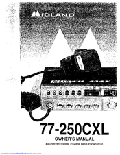 Midland 77-250CXL Owner's Manual