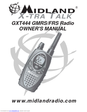 Midland GXT444 Owner's Manual