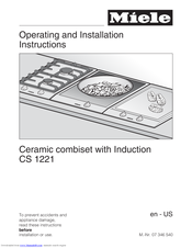 Miele CS 1221 Operating And Installation Instructions