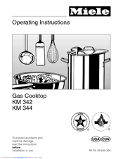 Miele MasterChef KM342 Operating Instructions Manual