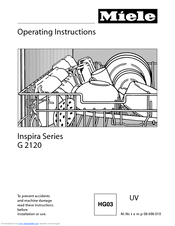 Miele INSPIRA G 2120 Operating Instructions Manual