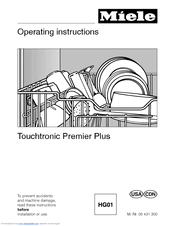 Miele TOUCHTRONIC PREMIER PLUS Operating Instructions Manual