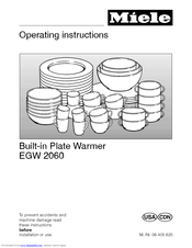 Miele EGW 2060 Operating Instructions Manual