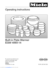 Miele EGW 4060-14 Operating Instructions Manual